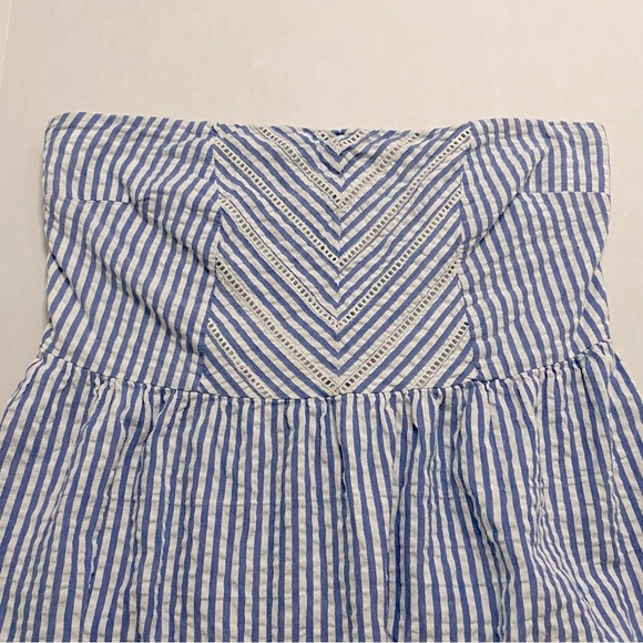 Old Navy Dresses & Skirts - Old Navy Plus Size Seersucker Strapless Sun Dress Size 16